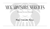Professional Services MCG Advisory Services in Sandton GP