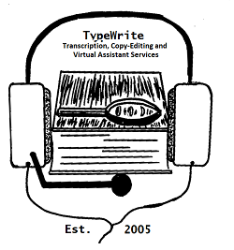 Professional Services TYPEWRITE TRANSCRIPTION, COPY-EDITING AND VIRTUAL ASSISTANT SERVICES CC in Johannesburg GP